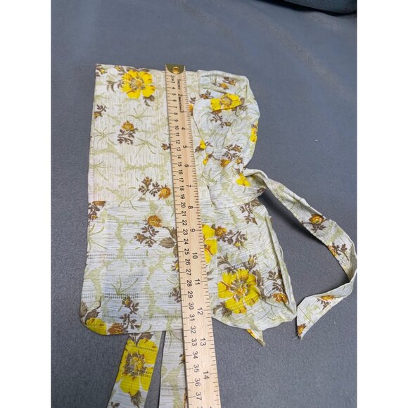 Vintage Handmade Womens Floral Prairie Bonnet - Picture 8 of 9